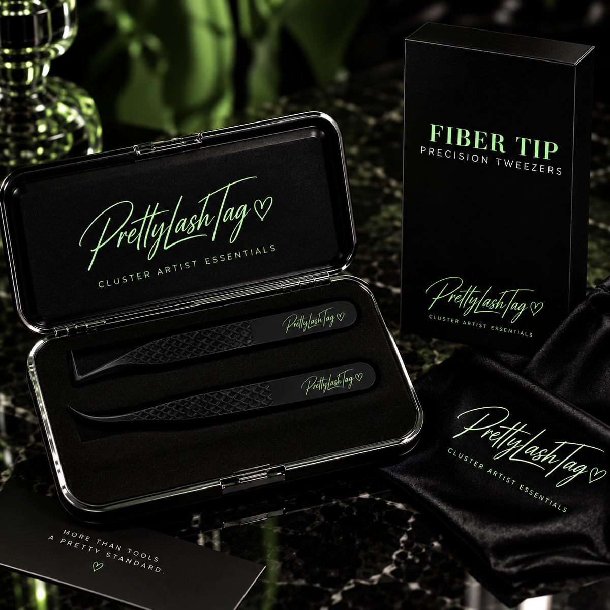 Stainless Steel Luxury Tweezer Set